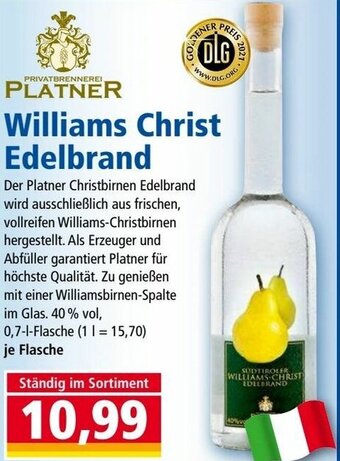 Norma Williams Christ Edelbrand Angebot