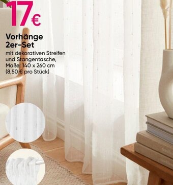 Pepco Vorhänge 2er-Set Angebot