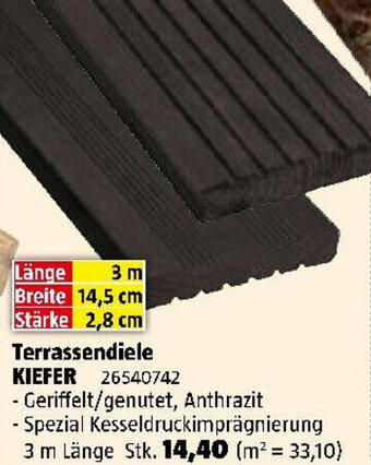 Bauhaus Terrassendiele KIEFER Angebot
