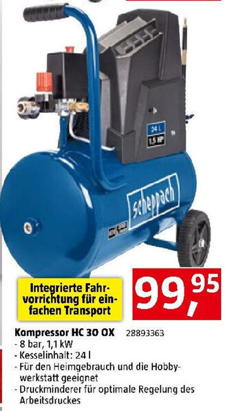 Bauhaus Kompressor HC 30 OX 28893363 Angebot