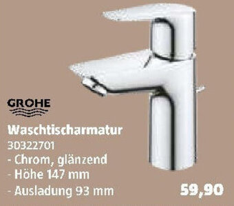 Bauhaus GROHE Waschtischarmatur Angebot