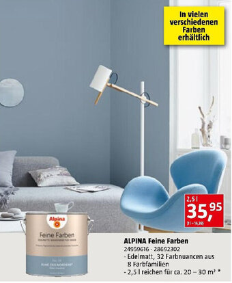 Bauhaus ALPINA Feine Farben Angebot
