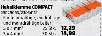 Bauhaus Hebelklemme COMPACT 23029093/23034112 Angebot