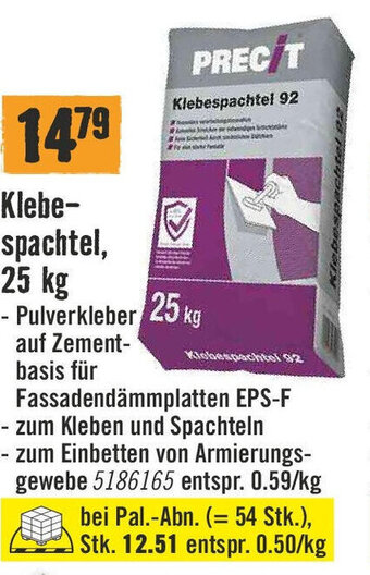 Hornbach Klebespachtel 25 kg Angebot