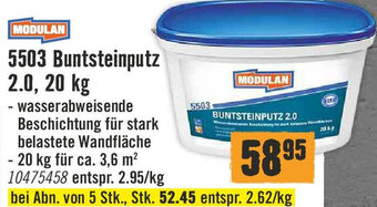Hornbach 5503 Buntsteinputz 2.0, 20 kg Angebot