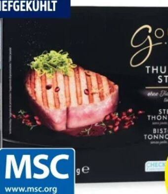 Hofer Thunfisch steak Angebot