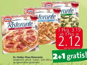 Spar Dr.Oetker Pizza Ristorante 320-390g Angebot