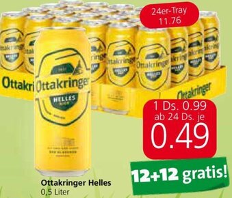 Spar Ottakringer Helles 0,5 Liter Angebot