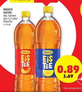 PENNY Rauch Eistee 1,5 Liter Angebot