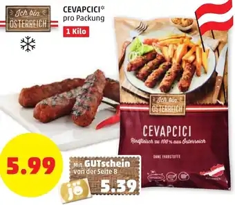 PENNY Cevapcici 1kilo Angebot