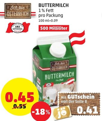 PENNY Buttermilch Angebot