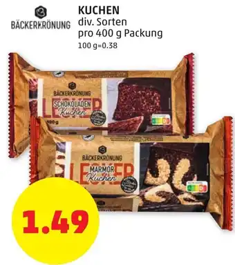 PENNY Kuchen 400g Angebot