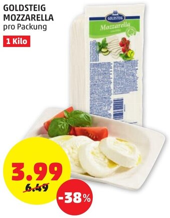 PENNY Goldsteig Mozzarella 1 Kilo Angebot