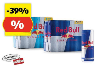Hofer Red bull, 6 x 250 ml Angebot
