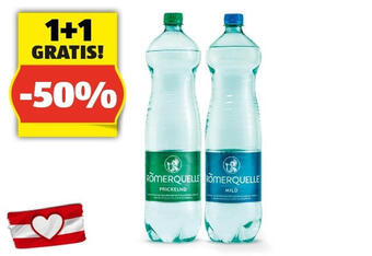 Hofer Römerquelle mineralwasser, 1,5 l Angebot
