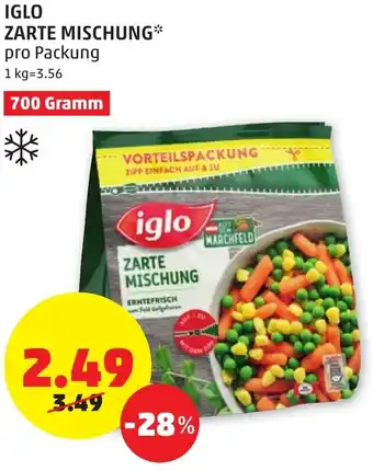 PENNY Iglo Zarte Mischung 700 Gramm Angebot