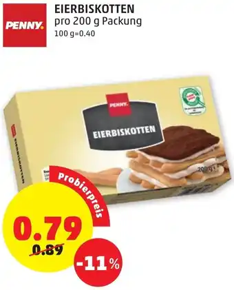 PENNY Penny Eierbiskotten 200g Angebot