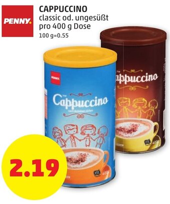 PENNY Penny Cappuccino 400g Angebot