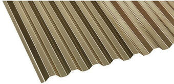 Hornbach Pvc wellplatte trapez 70/18 bronce 2500 x 1090 x 1,1 mm Angebot