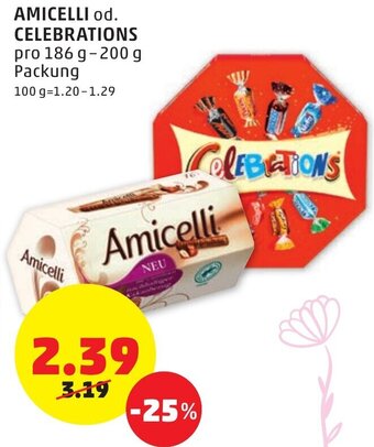 PENNY Amicelli Od. Celebrations 186g-200g Angebot