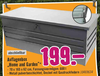 Hornbach Auflagenbox ,,Home and Garden" Angebot