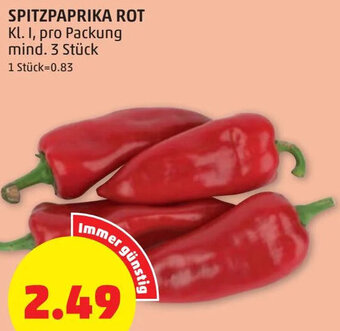 PENNY SPITZPAPRIKA ROT Angebot
