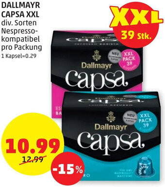 PENNY DALLMAYR CAPSA XXL div. Sorten Angebot