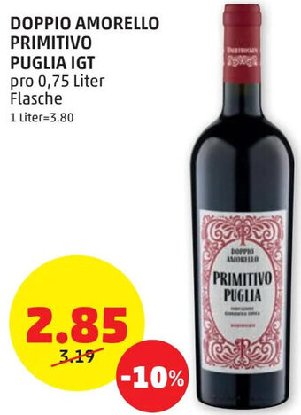 PENNY DOPPIO AMORELLO PRIMITIVO PUGLIA IGT Angebot