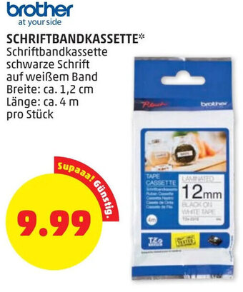 PENNY brother SCHRIFTBANDKASSETTE Angebot