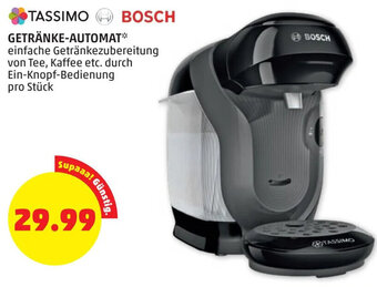 PENNY TASSIMO BOSCH GETRÄNKE-AUTOMAT Angebot