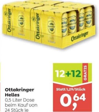 ADEG Ottakringer Helles 0,5 Liter Dose Angebot