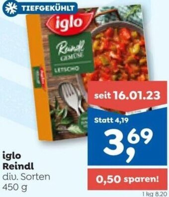 ADEG iglo Reindl div. Sorten 450 g Angebot
