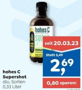 ADEG hohes C Supershot diu. Sorten 0,33 Liter Angebot