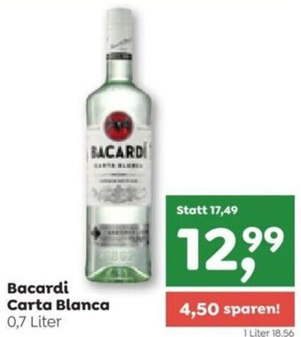 ADEG Bacardi Carta Blanca 0,7 Liter Angebot