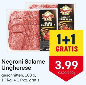 MPreis Negroni Salame Ungherese Angebot