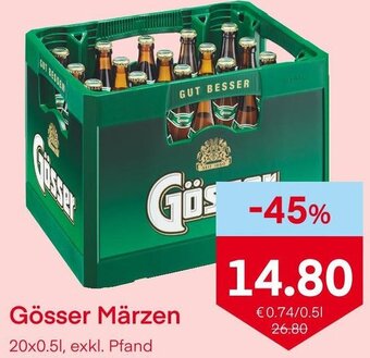 MPreis Gösser Märzen 20x0.5L Angebot