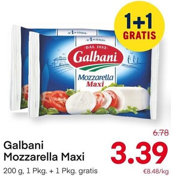 MPreis Galbani Mozzarella Maxi 200 g Angebot