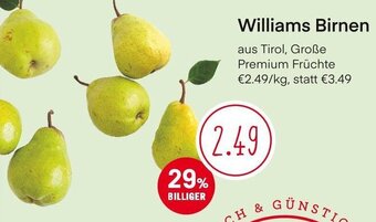 MPreis Williams Birnen Angebot