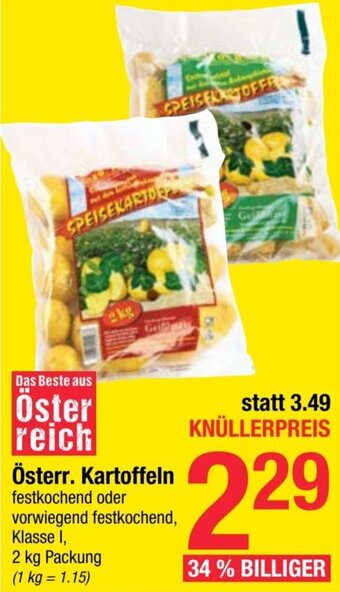 Maximarkt Österr. Kartoffeln Angebot