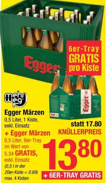 Maximarkt Egger Märzen 0,5 Liter Angebot