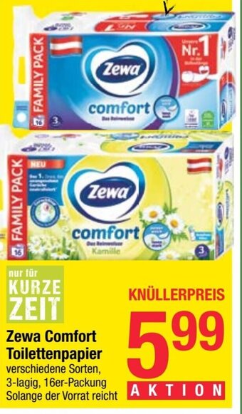 Maximarkt Zewa Comfort Toilettenpapier Angebot