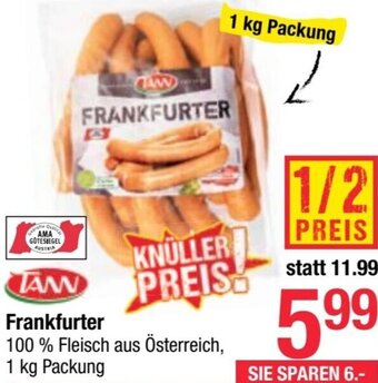 Maximarkt Frankfurter 1 kg Packung Angebot