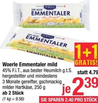 Maximarkt Woerle Emmentaler mild Angebot