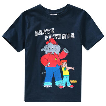 Ernsting's family Benjamin blümchen t-shirt mit großem print Angebot