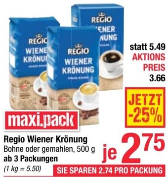 Maximarkt Regio Wiener Krönung Angebot