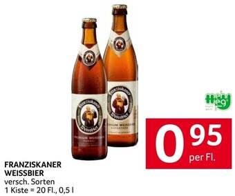 Transgourmet FRANZISKANER WEISSBIER per Fl. Angebot