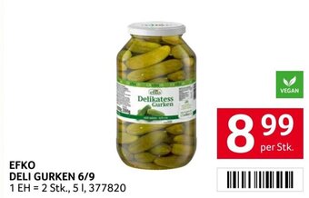 Transgourmet EFKO DELI GURKEN 6/9 per Stk. Angebot