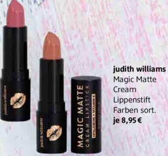 dm judith williams Magic Matte Cream Lippenstift Angebot
