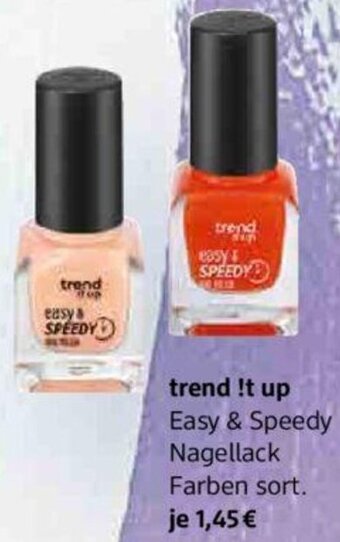 dm trend !t up Easy & Speedy Nagellack Farben sort. Angebot
