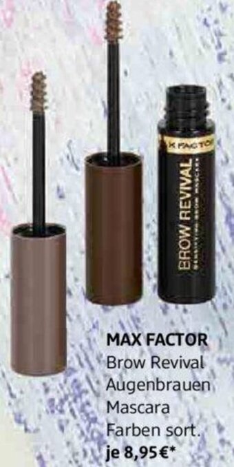 dm MAX FACTOR Brow Revival Augenbrauen Mascara Farben sort. Angebot